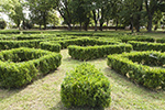 Labyrinth-Park (Dr.Schlossar Park). Foto: Ulla Sladek, Juni 2015